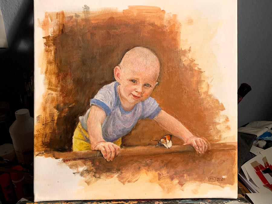 Auftragsmalerei Kwast Berlin, Portrait painting, Children's portrait