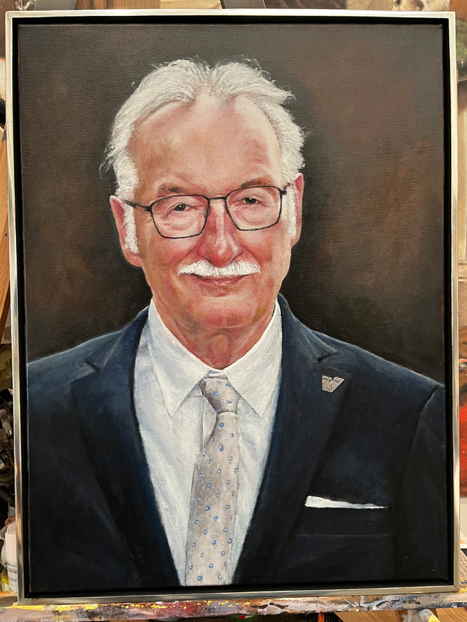 Auftragsmalerei Kwast Berlin, Portraitmalerei, Porträt eines älteren Mannes, Gemälde
