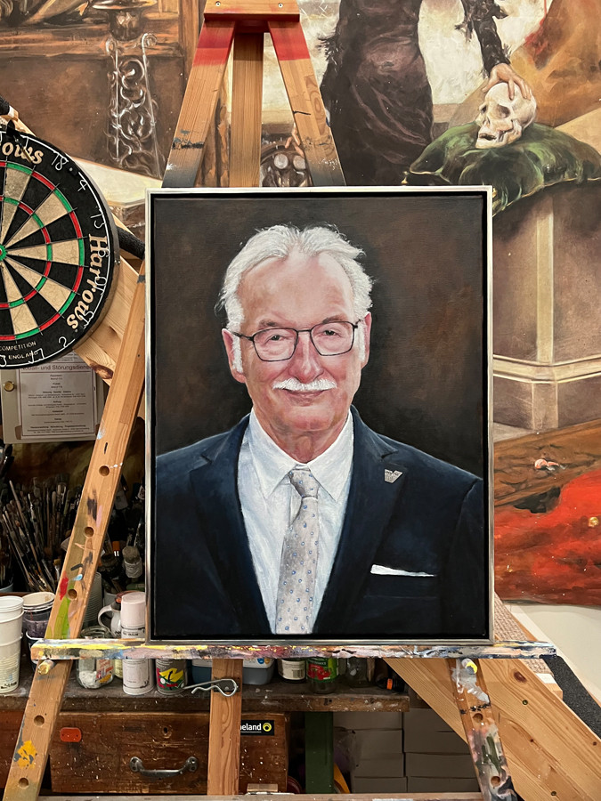Auftragsmalerei Kwast Berlin, Portraitmalerei, Porträt eines älteren Mannes
