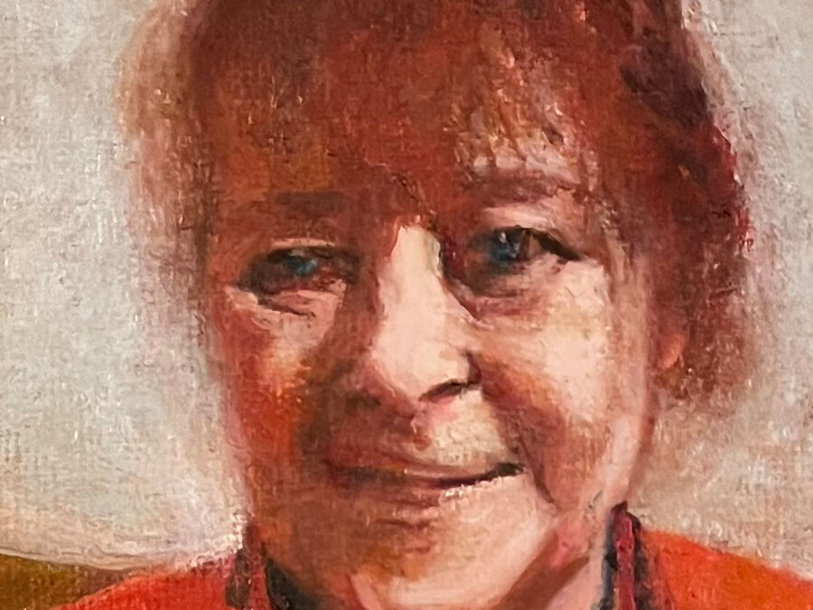 Auftragsmalerei Kwast Berlin, Porträtmalerei, Porträt einer Frau (posthum) - Detail