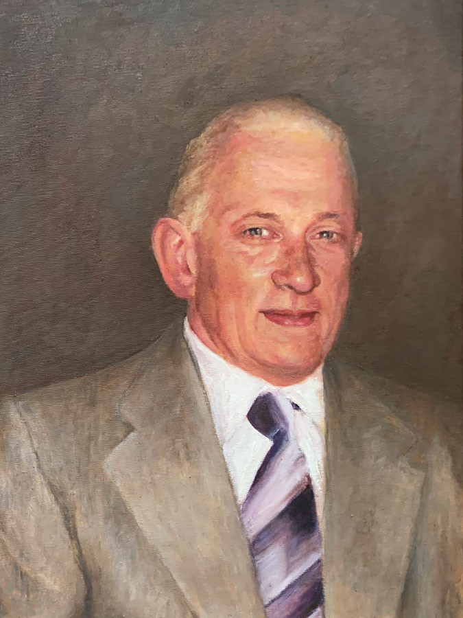 Auftragsmalerei Kwast Berlin, Porträtmalerei, Porträt Großvater