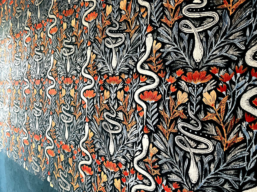 Auftragsmalerei Kwast Berlin, Wandmalerei, Klärchens Ballhaus