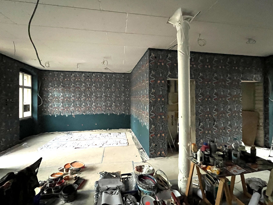 Auftragsmalerei Kwast Berlin, Wandmalerei, Klärchens Ballhaus