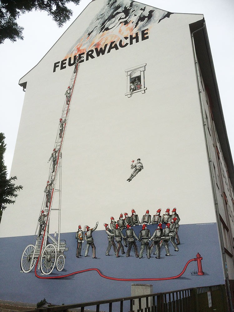 Kwast-Fassadenmalerei-Feuerwehr Schieritzstrasse