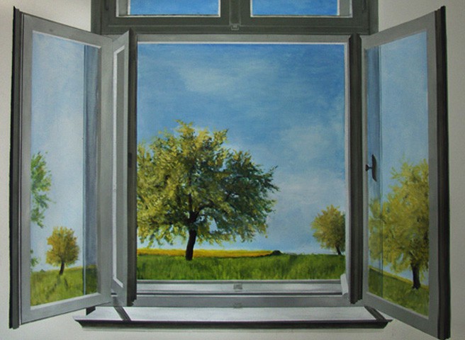 Kwast - Wandmalerei - Fenster