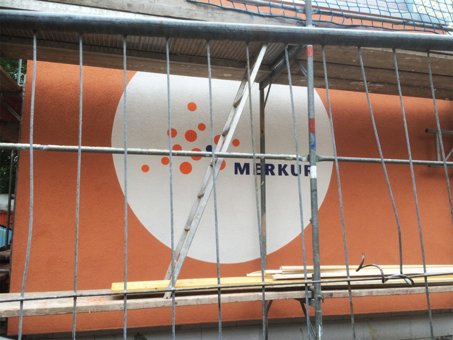 Fassadenmalerei-Merkur