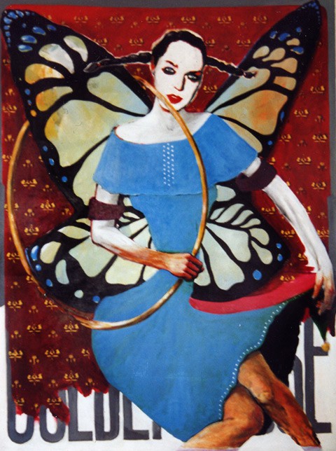 Kwast - Porträtmalerei - Schmetterlingfrau